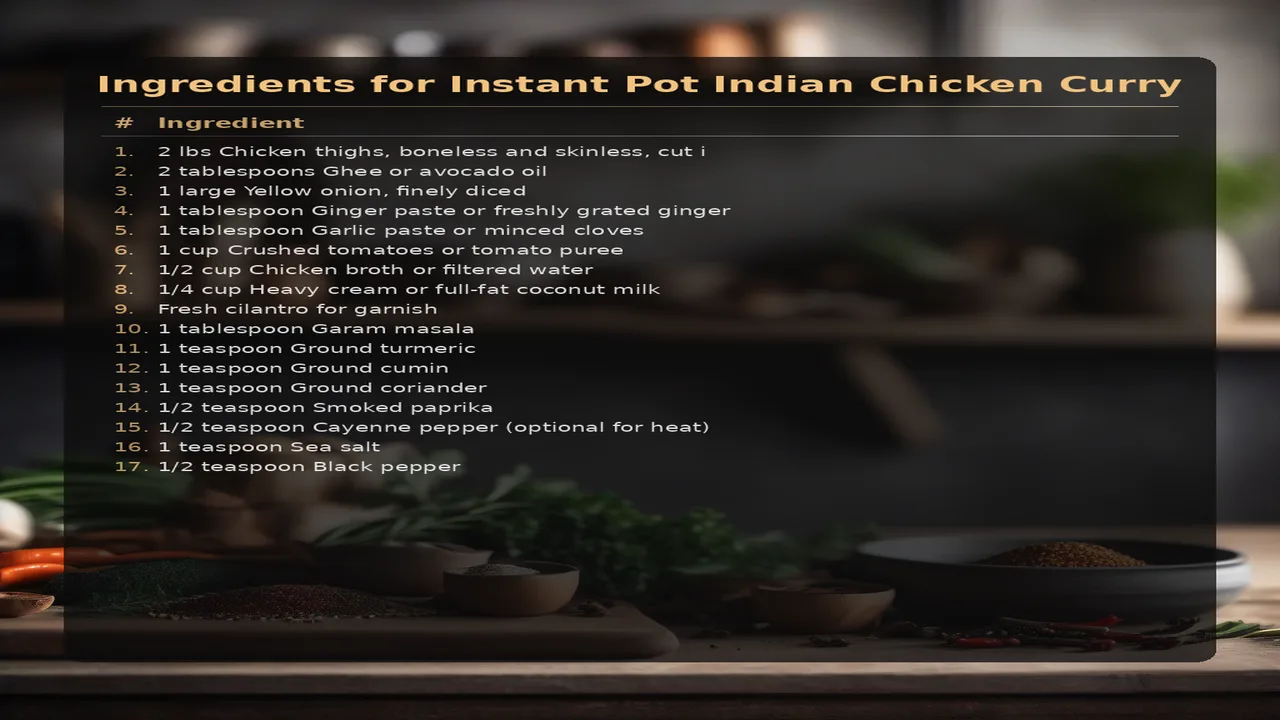 Ingredients