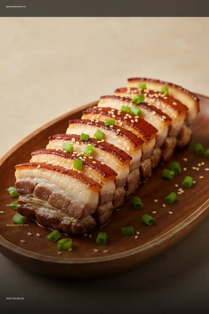 Creamy and golden-brown Test Recipe served on a white ceramic plate
