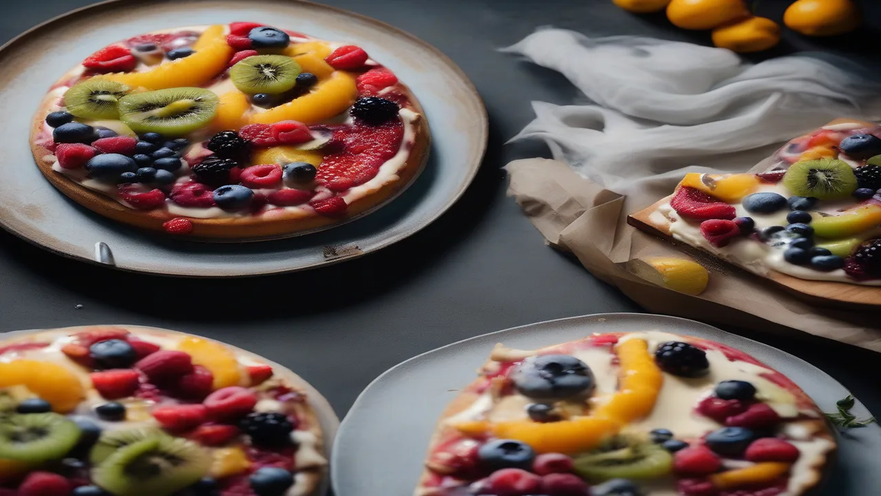 How to Make Best Colorful Summer Fruit Pizza Recipe Glaze Cream Cheese Frosting