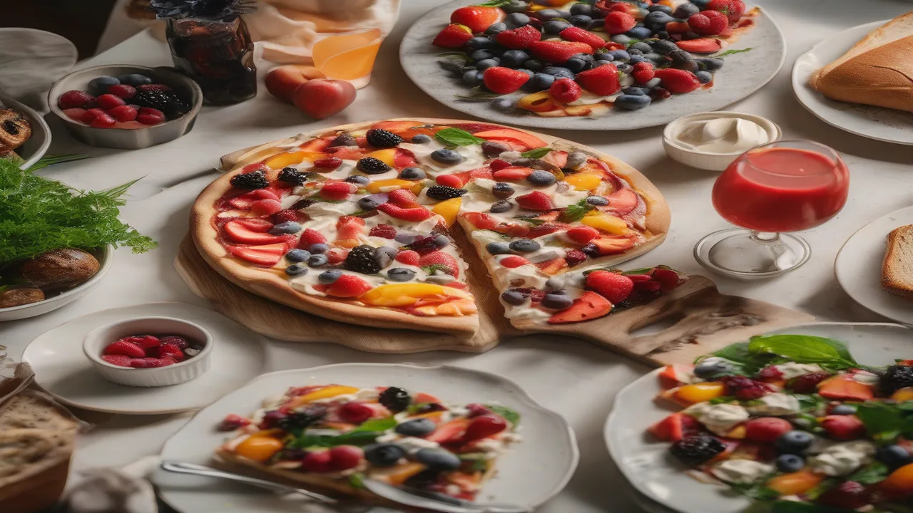 What to Serve With Best Colorful Summer Fruit Pizza Recipe Glaze Cream Cheese Frosting