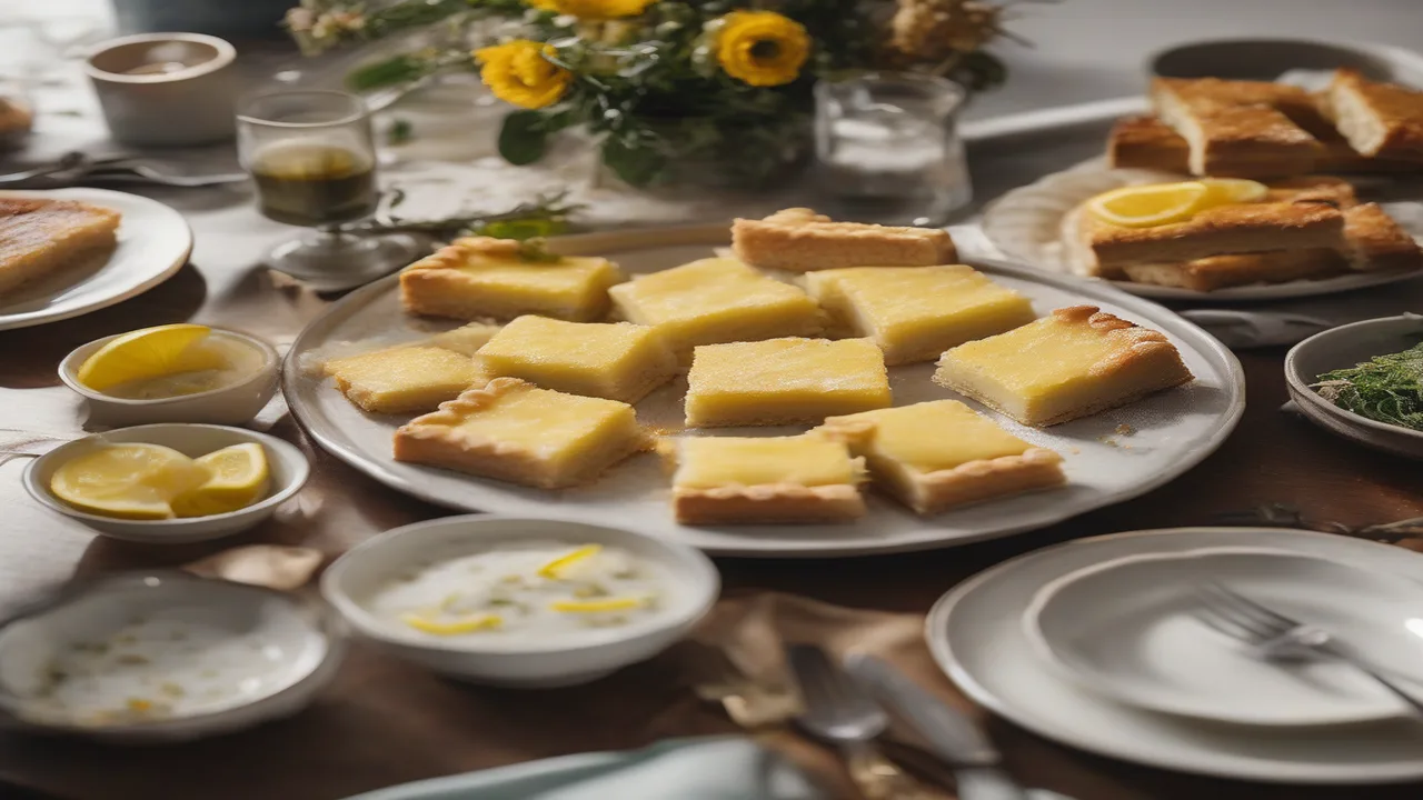 What to Serve With Easy Tart Lemon Bars Recipe Shortbread Crust Powdered Sugar