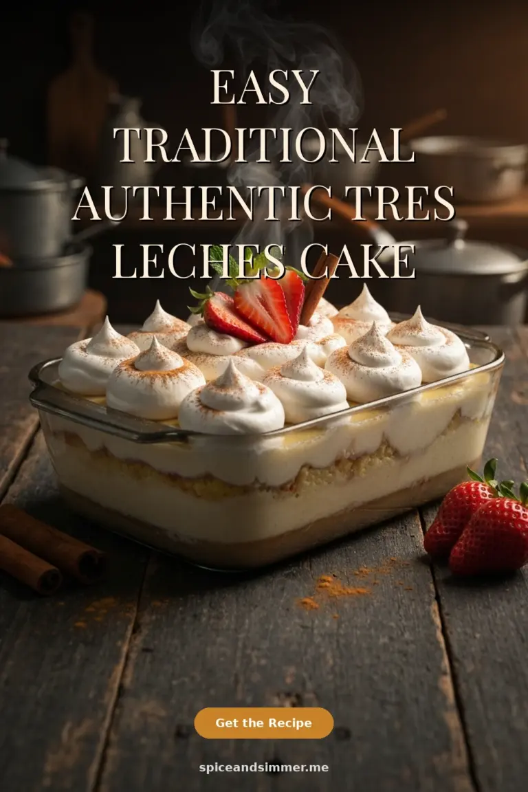 Creamy/Fresh/Tasty Traditional Authentic Tres Leches Cake Recipe Moist Sponge served on a plate